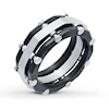 Thumbnail Image 4 of Now + Forever Men's Wedding Band Stainless Steel 9mm