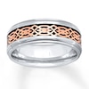 Thumbnail Image 1 of Now + Forever Men's Celtic Wedding Band Black Carbon Fiber Stainless Steel