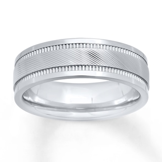 Now + Forever Men's Wedding Band Stainless Steel 8mm