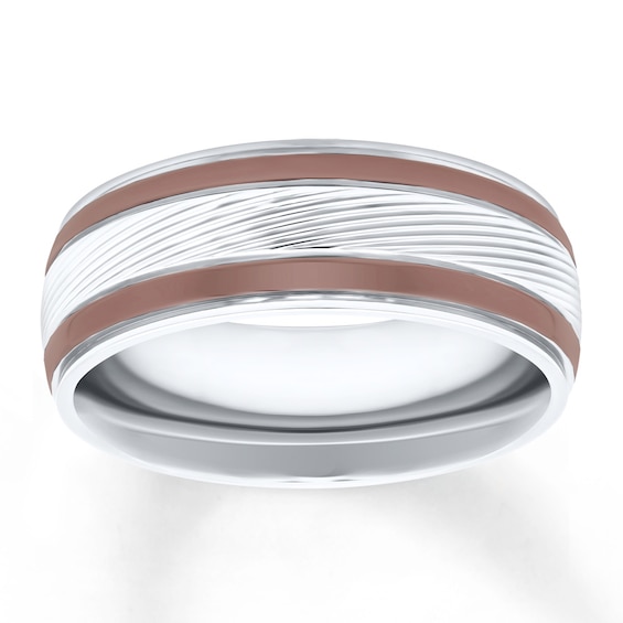 Now + Forever Wedding Band Stainless Steel 8mm