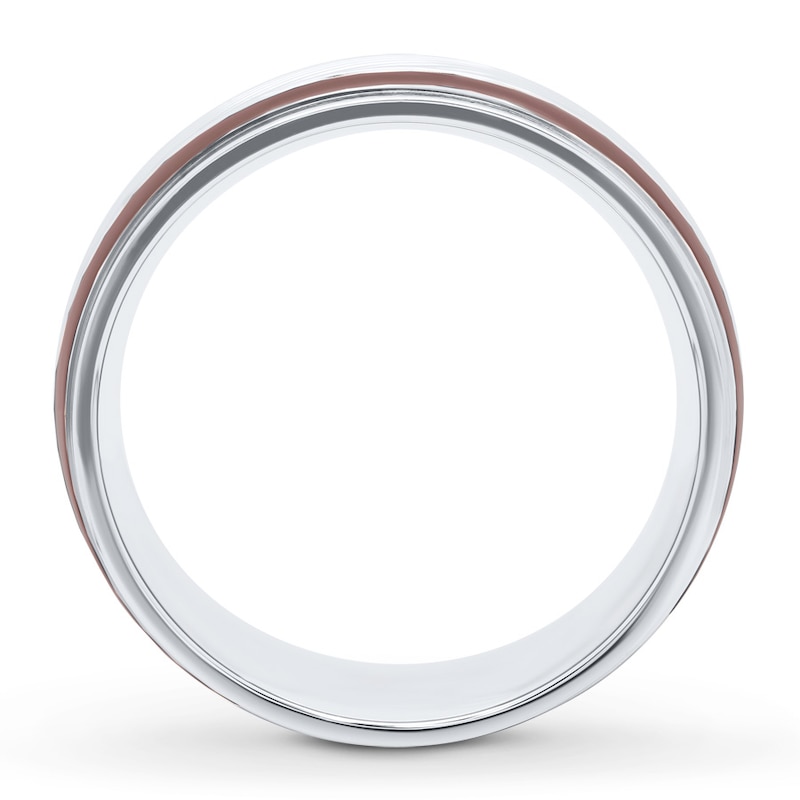 Main Image 2 of Now + Forever Wedding Band Stainless Steel 8mm