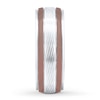 Thumbnail Image 3 of Now + Forever Wedding Band Stainless Steel 8mm