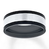 Thumbnail Image 0 of Men's Wedding Band Stainless Steel/Black Ion-Plating 8mm
