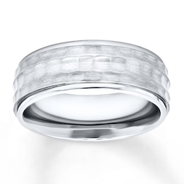Now + Forever Men's Wedding Band Stainless Steel 8mm