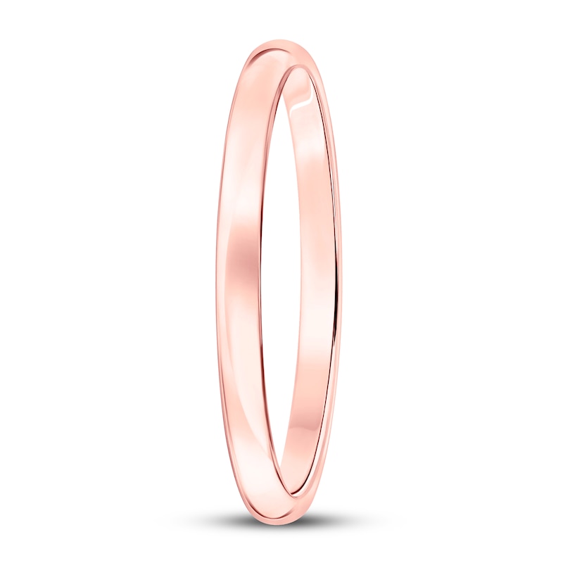 Wedding Band 10K Rose Gold 2mm