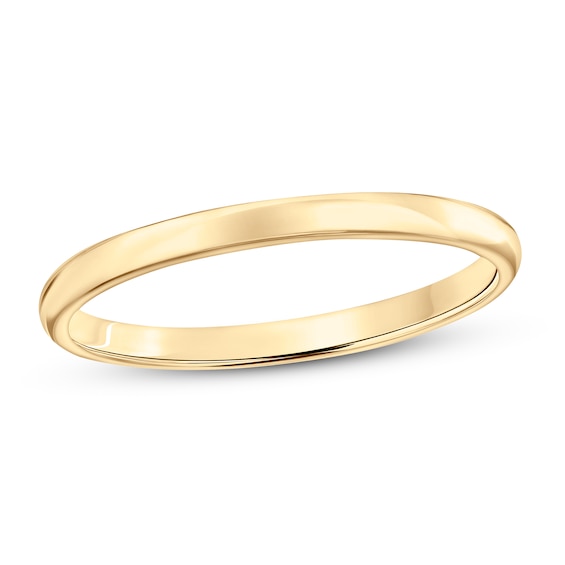 Wedding Band 10K Yellow Gold 2mm | Kay