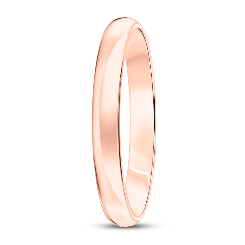 Wedding Band 10K Rose Gold 3mm