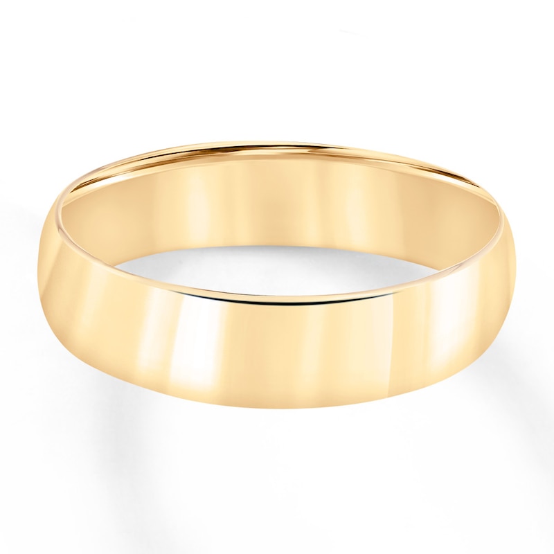 Main Image 1 of Wedding Band 10K Yellow Gold 6mm