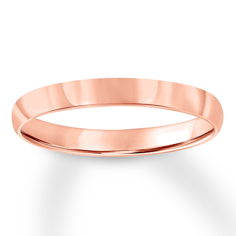 Main Image 1 of Wedding Band 14K Rose Gold 3mm