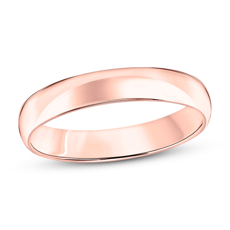 Main Image 1 of Wedding Band 14K Rose Gold 4mm