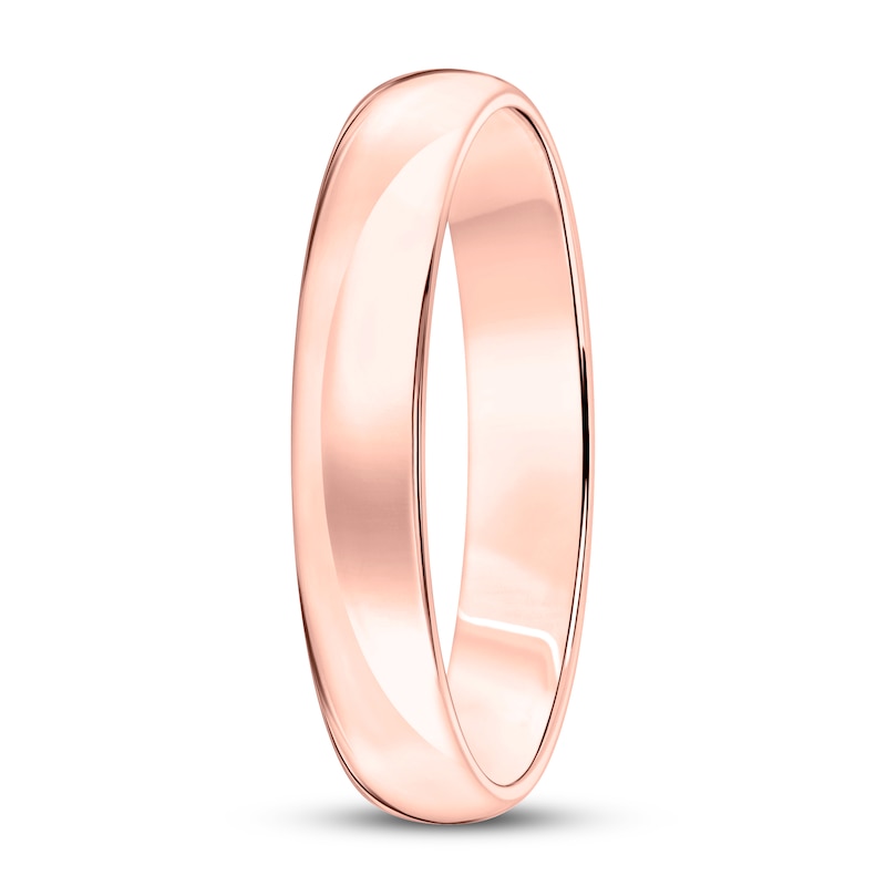 Wedding Band 14K Rose Gold 4mm