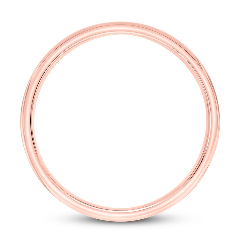 Wedding Band 14K Rose Gold 4mm