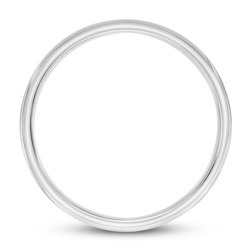 Main Image 3 of Wedding Band 14K White Gold 4mm