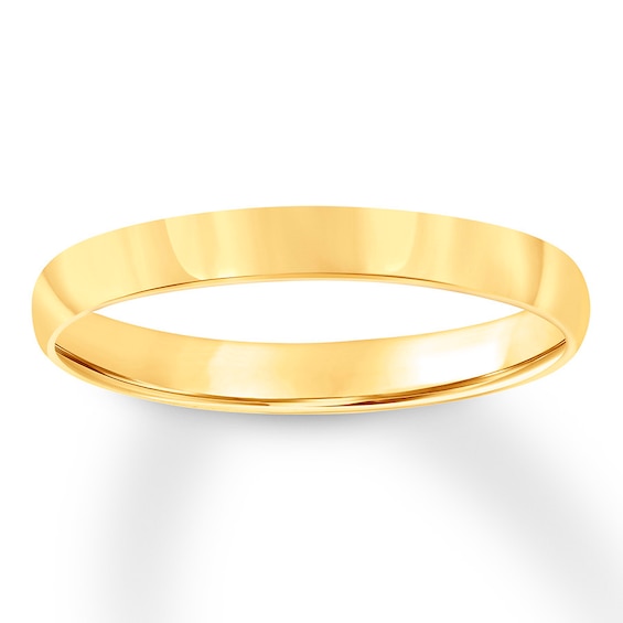 Men's Wedding Band 14K Yellow Gold 3mm