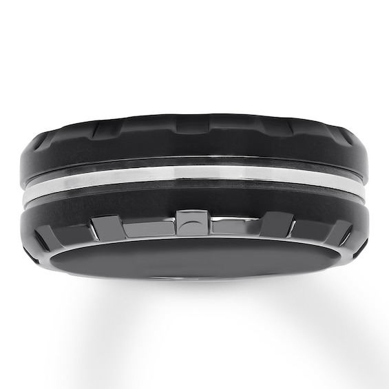 Now + Forever Men's Stainless Steel Wedding Band 9mm
