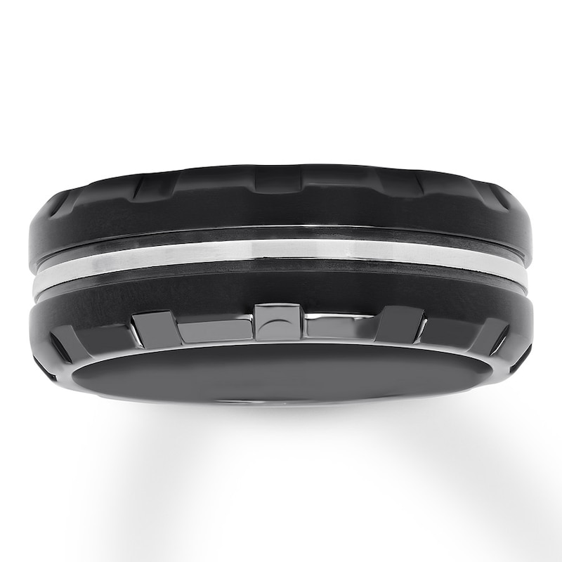 Main Image 1 of Now + Forever Men's Stainless Steel Wedding Band 9mm