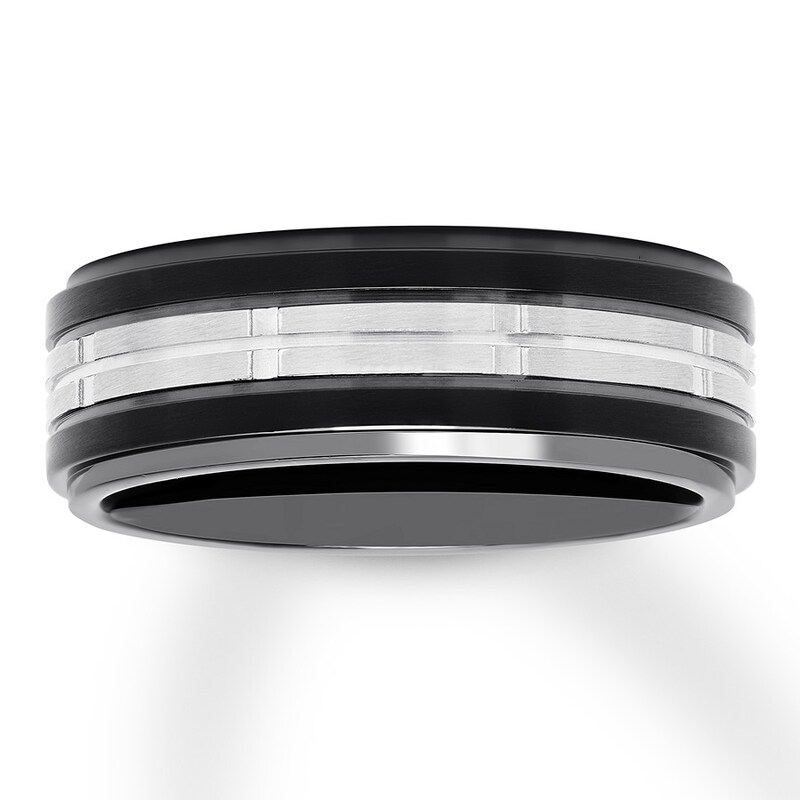 Main Image 1 of Now + Forever Men's Stainless Steel Wedding Band 8mm