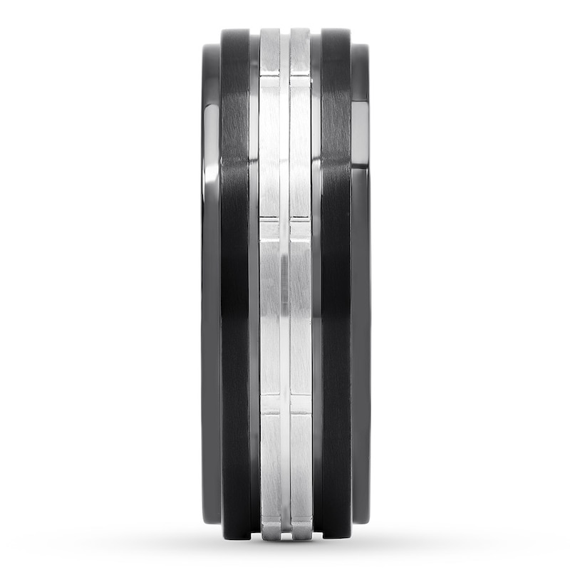 Main Image 3 of Now + Forever Men's Stainless Steel Wedding Band 8mm