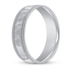 Thumbnail Image 2 of Now + Forever Hammered Wedding Band Platinum 6mm