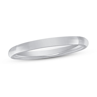 Now + Forever Platinum Wedding Band 2mm