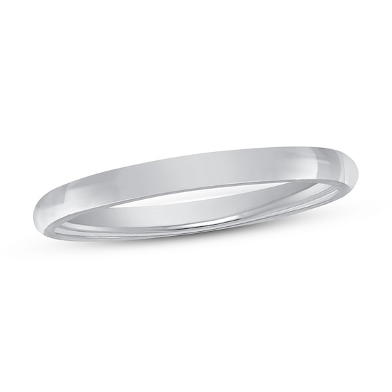 Now + Forever Platinum Wedding Band 2mm