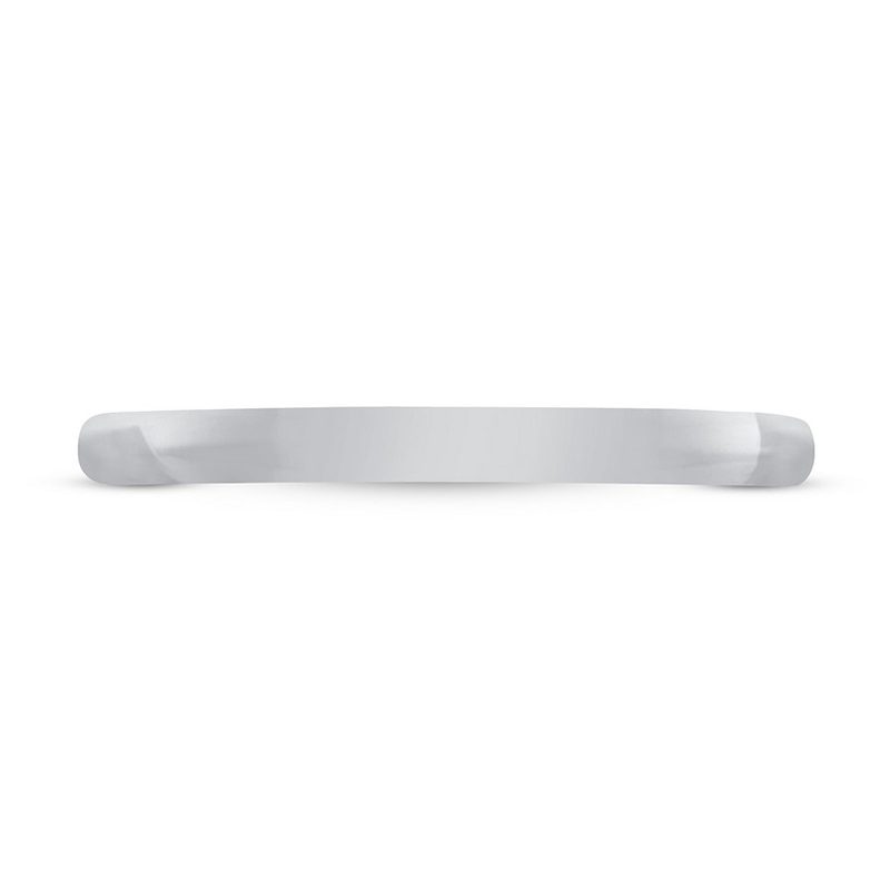 Main Image 3 of Now + Forever Platinum Wedding Band 2mm