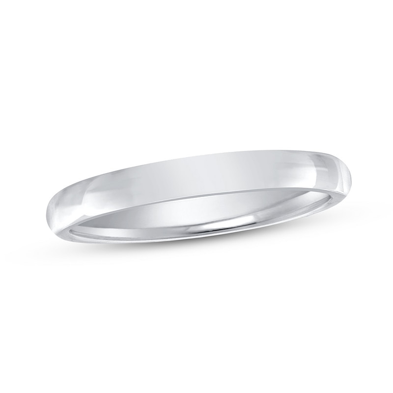 Main Image 1 of Now + Forever Platinum Wedding Band 2.5mm