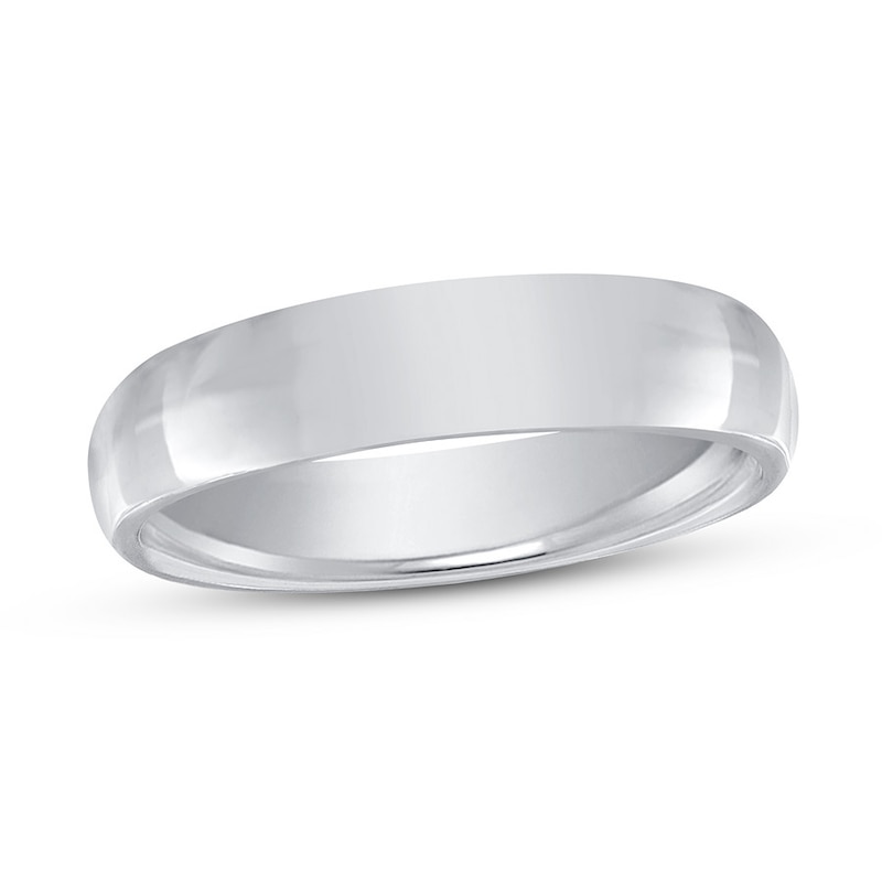 Main Image 1 of Now + Forever Platinum Wedding Band 5mm