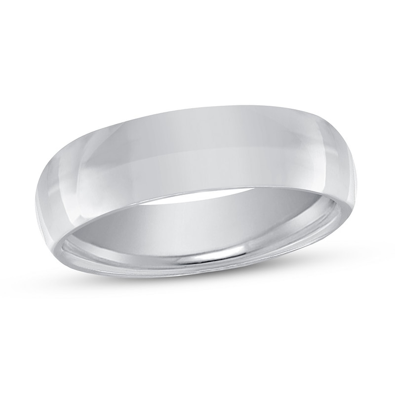 Platinum Wedding Band 6mm