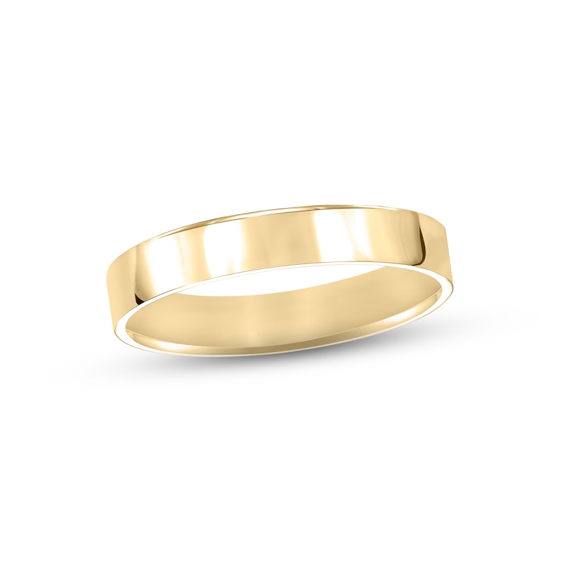 Main Image 1 of Pipe-Cut Wedding Band 14K Yellow Gold