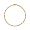 Thumbnail Image 0 of Hollow Figaro Chain Anklet 3.55mm 14K Yellow Gold 11”