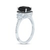 Monique Lhuillier Bliss Emerald-Cut Black & White Diamond Engagement Ring 2-3/8 ct tw 14K White Gold