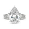 Thumbnail Image 3 of Neil Lane Artistry Pear-Shaped Lab-Grown Diamond Bridal Set 7-3/8 ct tw 14K White Gold