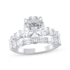 Thumbnail Image 1 of Now + Forever Lab-Grown Diamonds Round-Cut Bridal Set 4-7/8 ct tw 14K White Gold