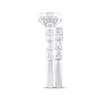 Thumbnail Image 2 of Now + Forever Lab-Grown Diamonds Round-Cut Bridal Set 4-7/8 ct tw 14K White Gold
