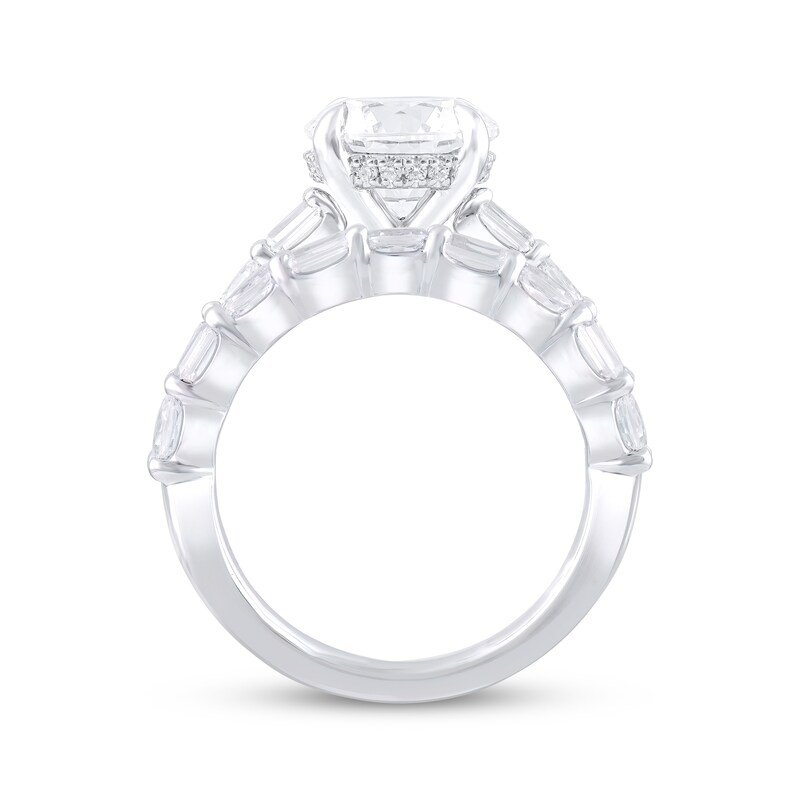 Main Image 3 of Now + Forever Lab-Grown Diamonds Round-Cut Bridal Set 4-7/8 ct tw 14K White Gold