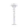 Thumbnail Image 6 of Now + Forever Lab-Grown Diamonds Round-Cut Hidden Halo Engagement Ring 4 ct 14K White Gold