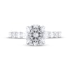 Thumbnail Image 8 of Now + Forever Lab-Grown Diamonds Round-Cut Hidden Halo Engagement Ring 4 ct 14K White Gold