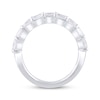 Thumbnail Image 3 of Now + Forever Lab-Grown Diamonds Oval & Emerald-Cut Wedding Band 1 ct tw 14K White Gold