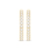 Thumbnail Image 2 of KAY Lab-Grown Diamonds Hoop Earrings 1-1/2 ct tw 10K Yellow Gold