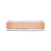 Thumbnail Image 3 of Now + Forever Men's Vintage-Inspired Wedding Band 10K Two-Tone Gold 5.6mm