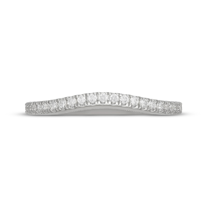 Main Image 9 of Neil Lane Diamond Contour Wedding Band 1/4 ct tw 14K White Gold