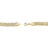 Thumbnail Image 3 of V Circle Chain Bracelet 8.9mm Hollow 10K Yellow Gold 7.5&quot;