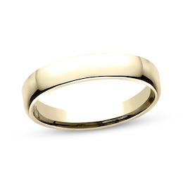 Now + Forever Polished Wedding Band 10K Yellow Gold 4.5mm