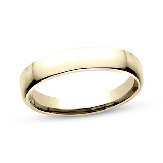 Now + Forever Polished Wedding Band 10K Yellow Gold 4.5mm