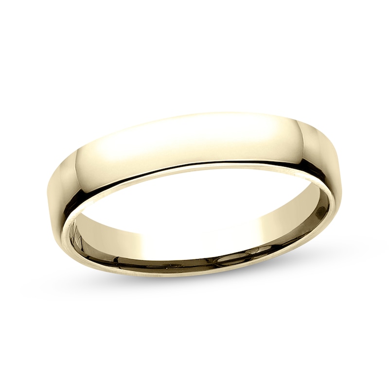 Main Image 1 of Now + Forever Polished Wedding Band 10K Yellow Gold 4.5mm