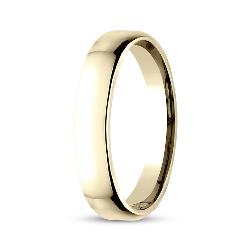 Main Image 2 of Now + Forever Polished Wedding Band 10K Yellow Gold 4.5mm