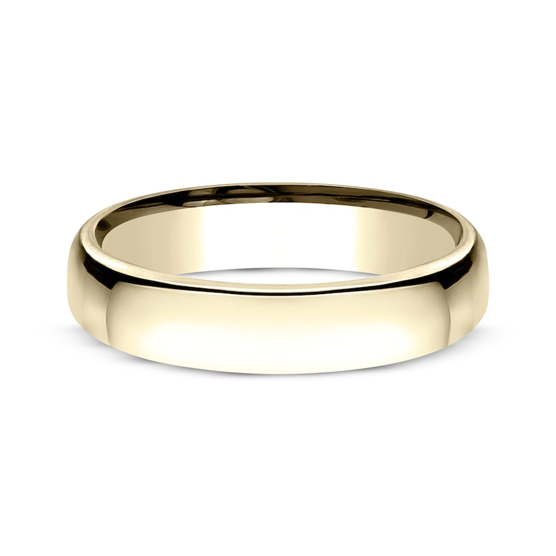 Main Image 3 of Now + Forever Polished Wedding Band 10K Yellow Gold 4.5mm