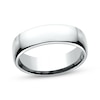 Thumbnail Image 1 of Now + Forever Polished Wedding Band 10K White Gold 6.5mm