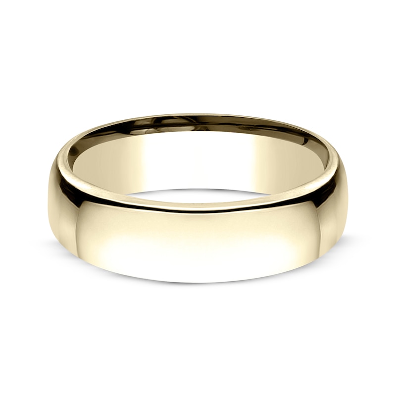 Main Image 3 of Now + Forever Polished Wedding Band 10K Yellow Gold 6.5mm